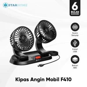 Kipas Angin Mobil Ganda Double Blower