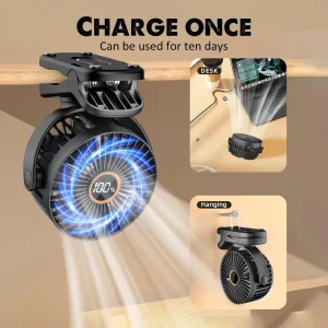 Kipas Angin USB Clip Mini Fan Rotating