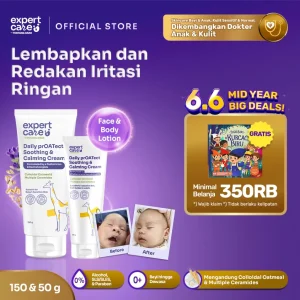 Lotion Bayi Expert Care – Face & Body dengan Colloidal Oatmeal