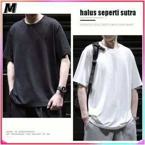 Kaos Pria Jumbo Oversize Polos Murah & Adem