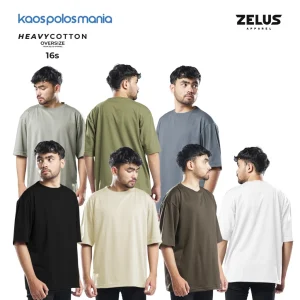 BOXY 16S Kaos Oversize Cotton Tebal Zelus Apparel
