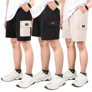 Celana Cargo Fleece Otsky x Cavier untuk Pria Stylish