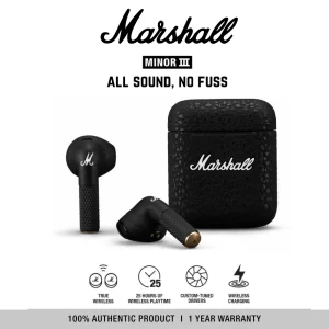 Marshall Minor III: TWS Stylish & Suara Jernih - ShopperGal