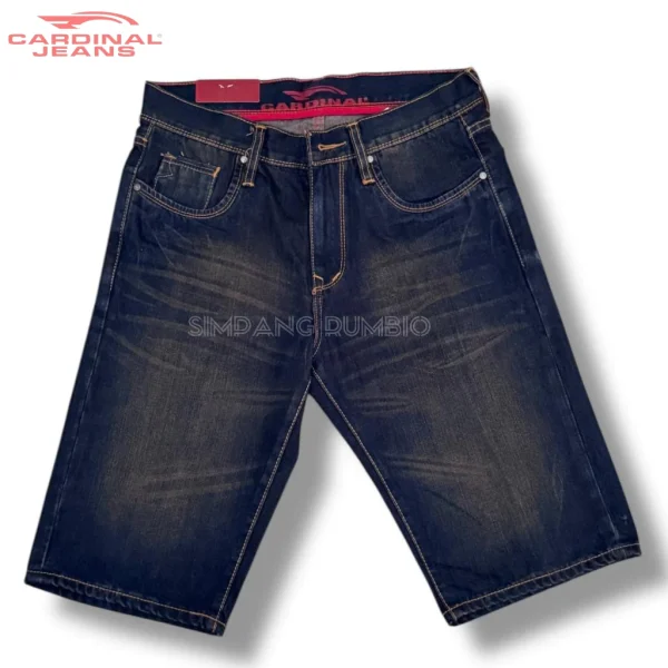 Celana Pendek Jeans Cardinal Premium Import Pria