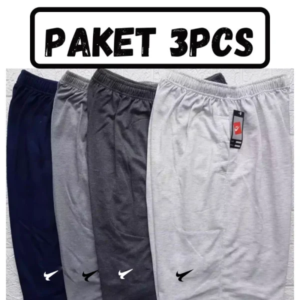 Celana Kolor Jumbo Pria 3pcs – Ukuran L hingga XXXL Nyaman