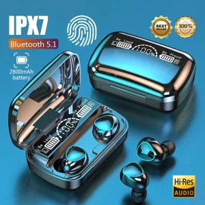 m10 plus powerbank earphone tws bluetooth