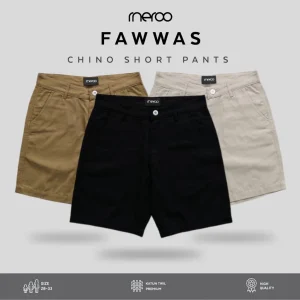 Celana Pendek Unisex Almeroo Katun Stretch Nyaman