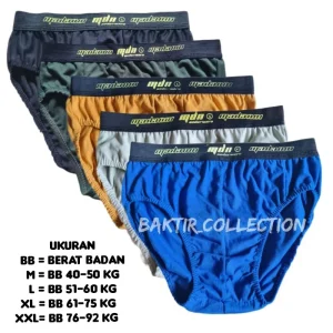 [ isi 6 pcs ] celana dalam pria polos | celana dalam pria – ShopperGal
