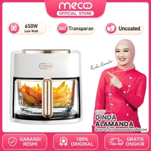Mecoo Air Fryer Transparan: Estetik, Hemat & Digital